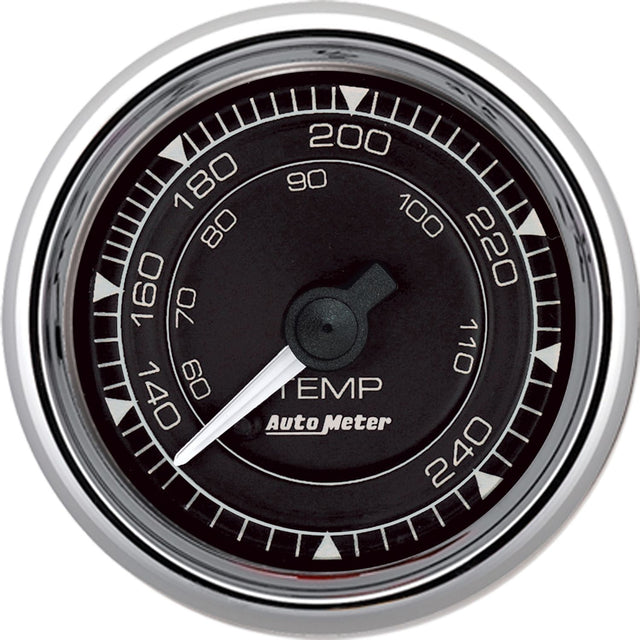 AutoMeter Chrono Chrome Series Water Temperature Gauge (AU9732)