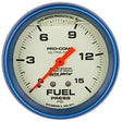 AutoMeter Ultra-Nite Series Liquid Filled Fuel Pressure Gauge (AU4211)