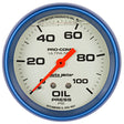 Autometer Ultra-Nite Series Liquid Filled Oil Pressure Gauge (AU4221)