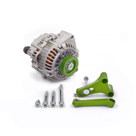 LS Alternator Upgrade Kit for Nissan RB 081-008-GREEN, MXA306