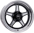 Billet Specialties Street Lite Wheel 15x 8" Wheel, Black (BSBRS23580L6135) BSBRS23580L6135