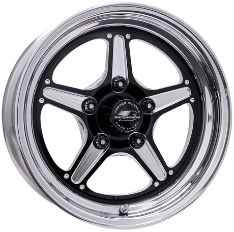 Billet Specialties Street Lite Wheel 15x 8" Wheel, Black (BSBRS23580L6135) BSBRS23580L6135