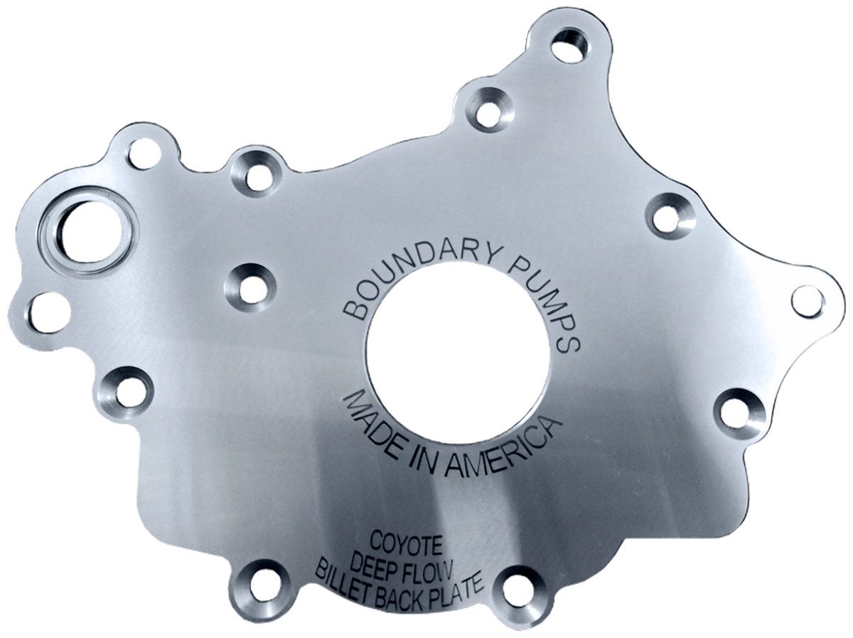 Boundary Billet Back Plate, High Flow, Anti Cavitation (BYCM-BBP)