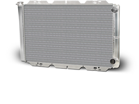 AFCO Aluminum Radiator Circle Track 31 Inch Double Pass Chevy 16AN Inlet - 80102NDP-16 80102NDP-16