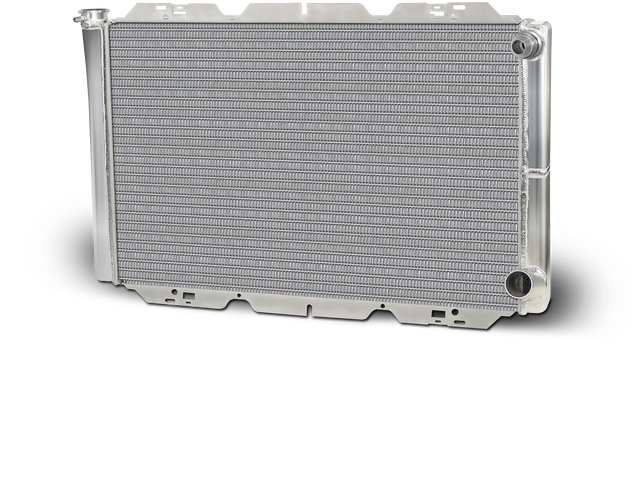 AFCO Aluminum Radiator Circle Track 31 Inch Double Pass Chevy 16AN Inlet - 80102NDP-16 80102NDP-16