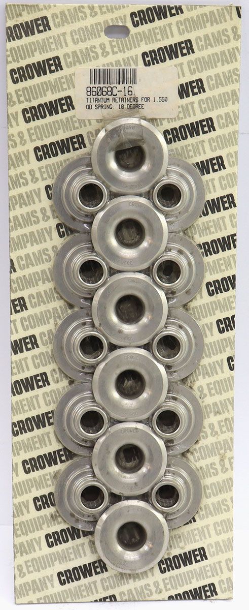 Crower 10° Titanium Valve Spring Retainer Set (C86068C) C86068C