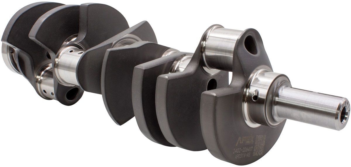 Callies Apex 8 Counterweight Forged Crankshaft, 4.00" Stroke, 24 Tooth Billet Reluctor (CAAPO31V-AS-24B)