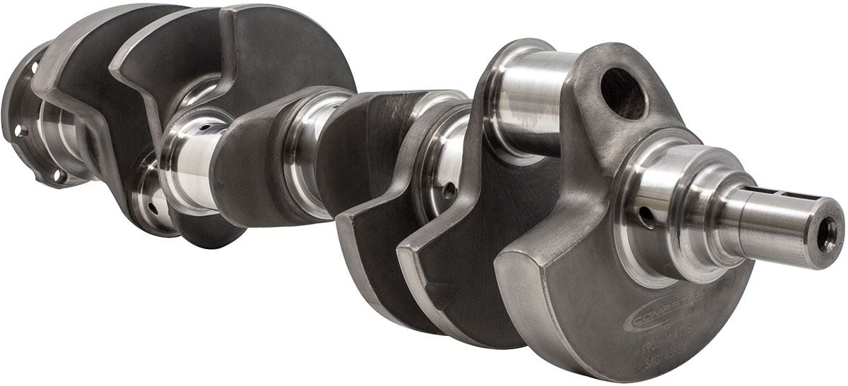 Callies Compstar Series Forged 4340 Crankshaft, 3.875" Stroke, 2.100" Pin, 350 Mains (CASAM113-CS) CASAM113-CS