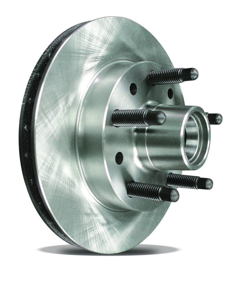AFCO Cast Iron Brake Hub & Rotor Flat 1975 - 1981 Ford Style .875 Inches Thick 11 Inches Diameter on 5 x 5 Inch Bolt Pattern - 5/8 Coarse Studs - 9850-6510 9850-6510