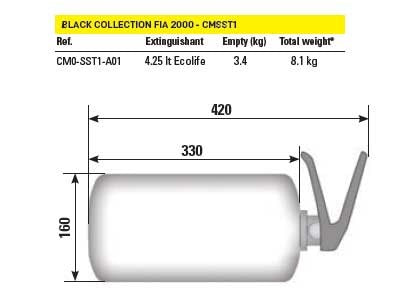 OMP Extinguisher System CMSST1 - In stock late November