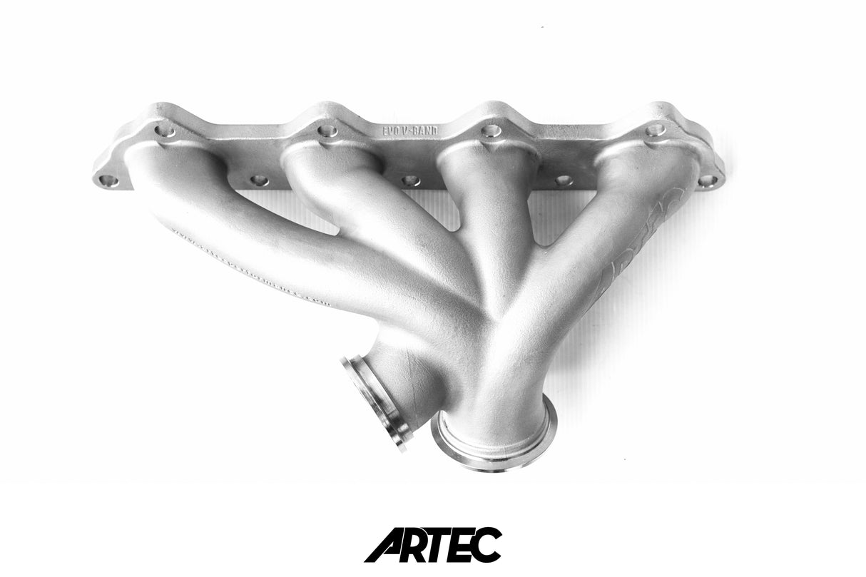 ARTEC Mitsubishi Evo 4-9 4G63 Exhaust Manifold Low Mount V-Band (Reverse Rotation)