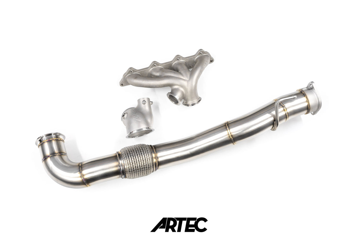 ARTEC Mitsubishi Evo 4-9 Dump Pipe Adapter for Low Mount V-Band Exhaust Manifold
