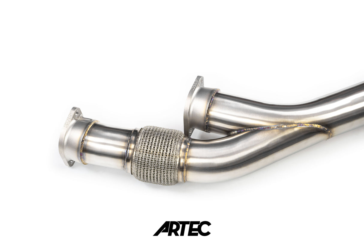ARTEC Nissan RB26DETT Twin 3.5" Stock Frame Front Pipe