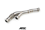 ARTEC Nissan RB26DETT Twin 3.5" Stock Frame Front Pipe