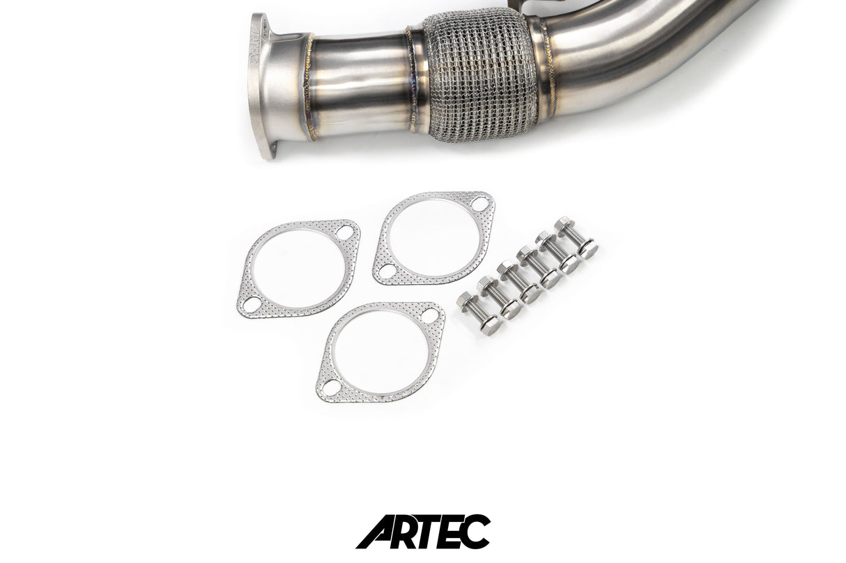 ARTEC Nissan RB26DETT Twin 3.5" Stock Frame Front Pipe