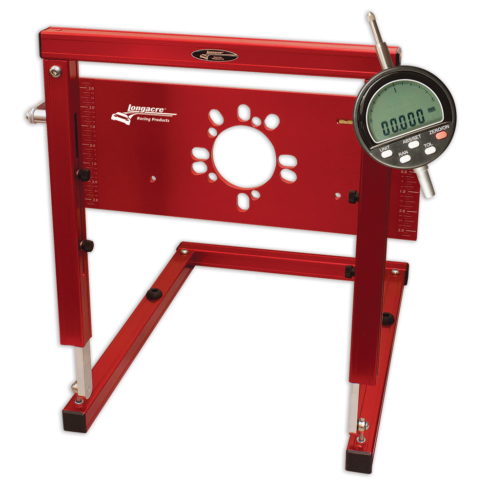 Longacre Precision Digital Bump Steer Gauge with Billet Plate - 52-79015