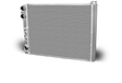 AFCO Double Pass Radiator Chevy 27.5 X 19 X 1.50 Core, Universal 20 AN Female Inlet - 80185FNDP-UD 80185FNDP-UD