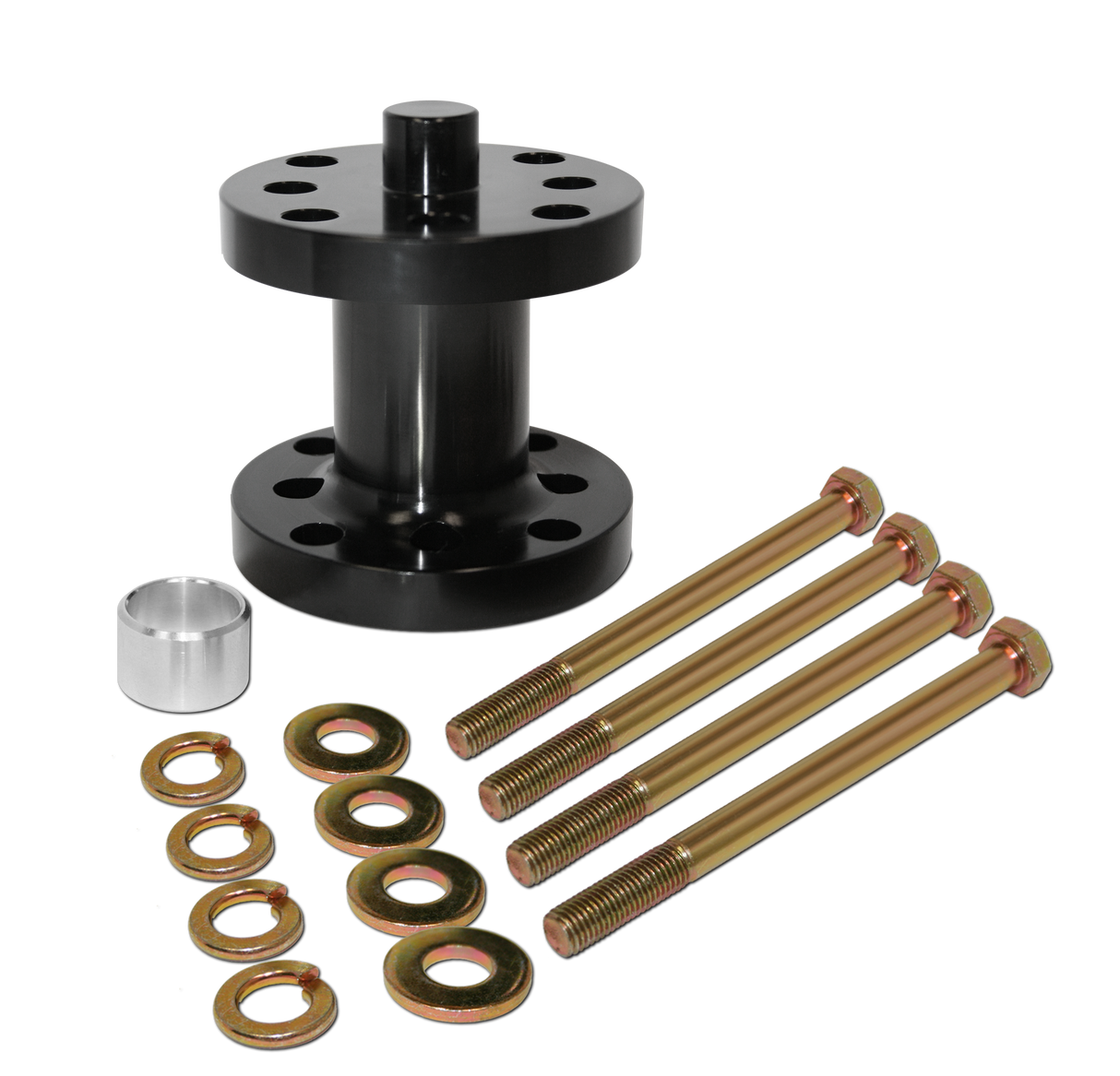 AFCO Aluminum Fan Spacer Kit 2-1/2 Inch Fits 5/8 Or 3/4 Drive Comes With Bolts, Bushings, & Washers - 80193 80193
