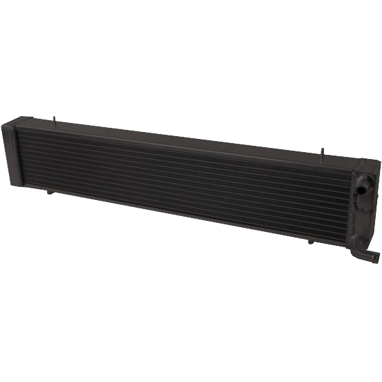 AFCO Aluminum Black Heat Exchanger 2003-04 Mustang Cobra Double Pass (L - 31”) X (W - 3”) X (H - 5-13/16”)* - 80275NDPB 80275NDPB