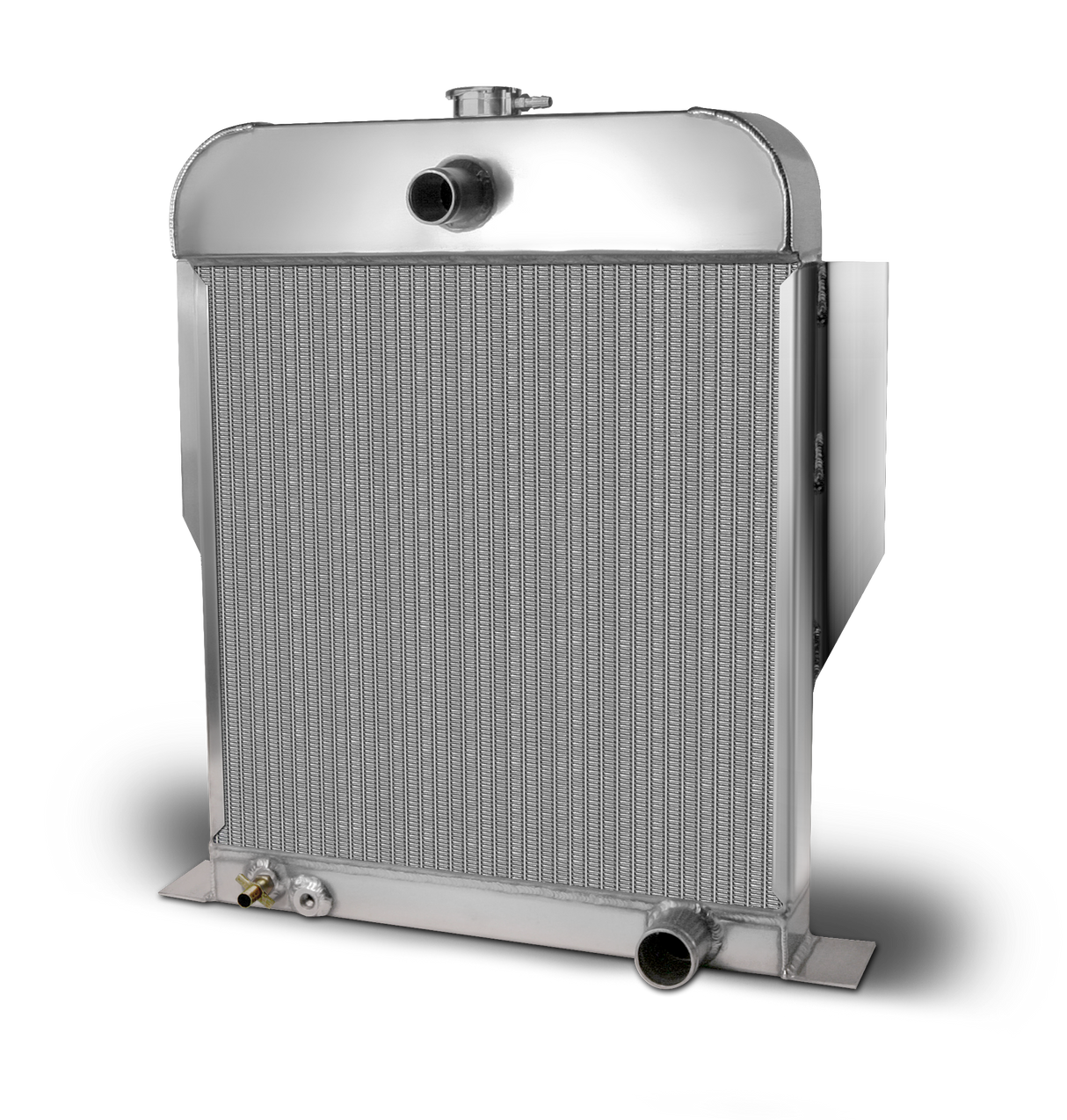 AFCO 1949-53 Ford Aluminum Radiator - Chevy Engine - 80164-B-NA-N 80164-S-NA-N