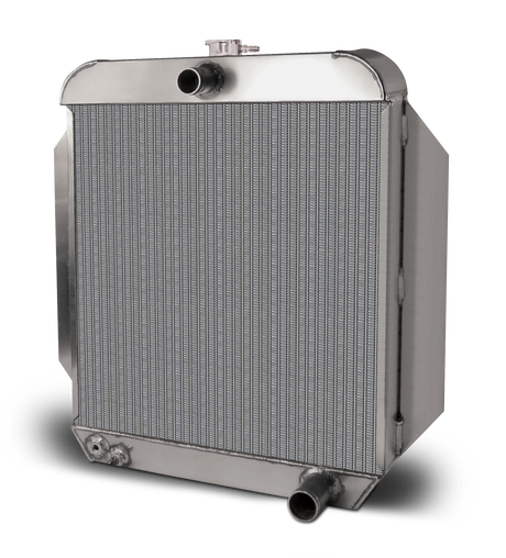 AFCO Aluminum Radiator and Shroud 1935-56 Ford F100 - 80162-B-SB-N 80162-S-NA-N
