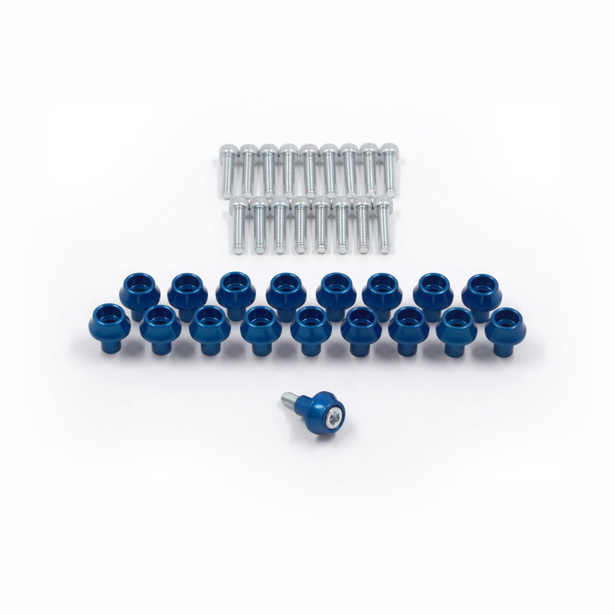 Rocker Cover Dress-Up Bolt set for EVO 10 Engines 072-008-BLUE