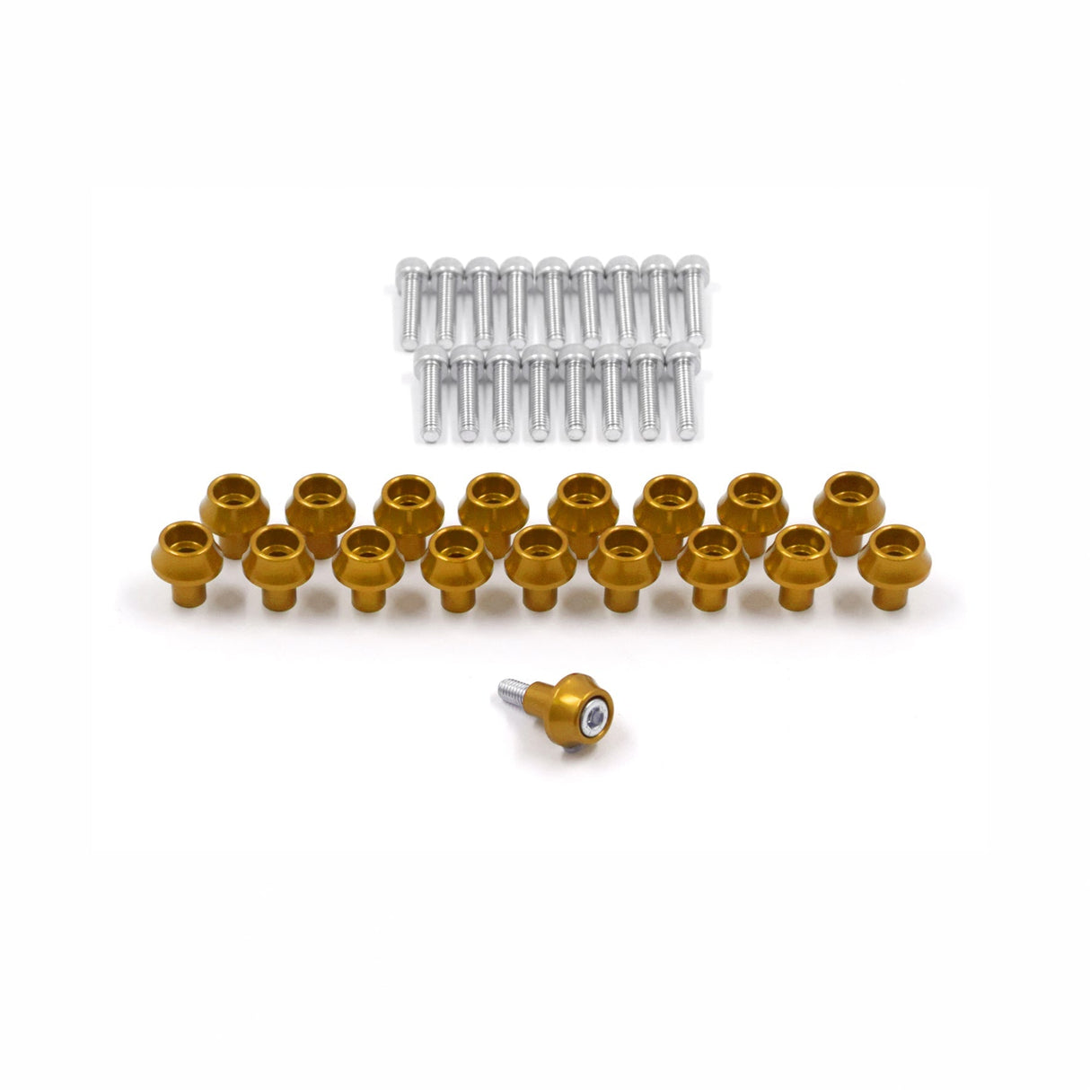 Rocker Cover Dress-Up Bolt set for EVO 10 Engines 072-008-GOLD