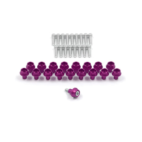Rocker Cover Dress-Up Bolt set for EVO 10 Engines 072-008-PURPLE