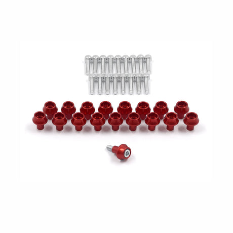 Rocker Cover Dress-Up Bolt set for EVO 10 Engines 072-008-RED