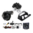 Mazda 12A & 13B Water Pump Adaptor & Side Mount Alternator Bracket Combo 019-020, 015-012, 2x 015-006, DC-8975-BLACK