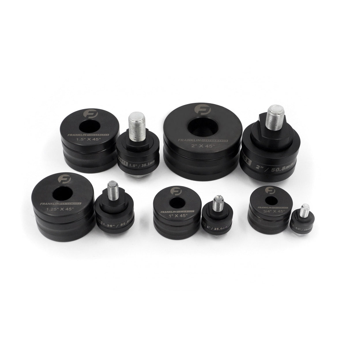 Franklin Performance Chassis Punch & Dimple Die Combo Chassis-Dimple 10pcs Set