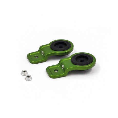 Billet Radiator Bracket Set for Nissan R32 / R33 & R34 033-007-GREEN, 033-010