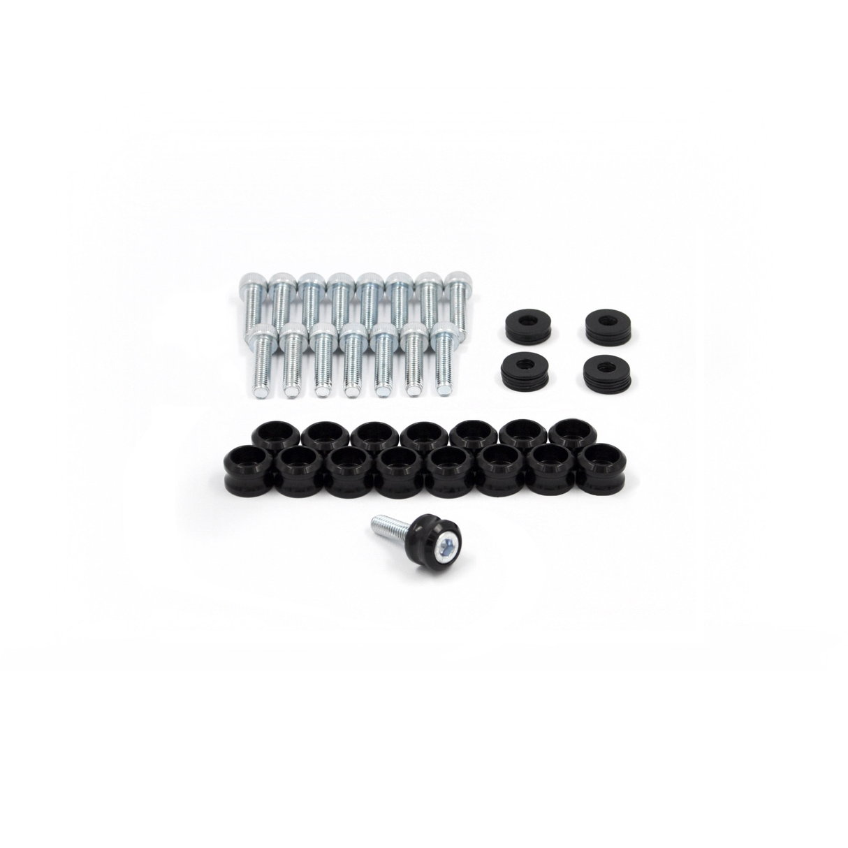 Rocker Cover Dress-Up Kit for Toyota JZ Engines 072-016 BLACK