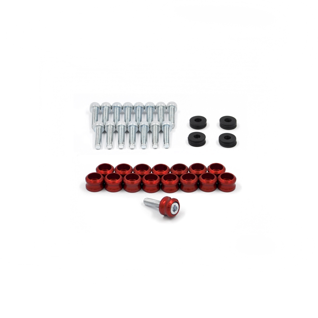Rocker Cover Dress-Up Kit for Toyota JZ Engines 072-016 RED