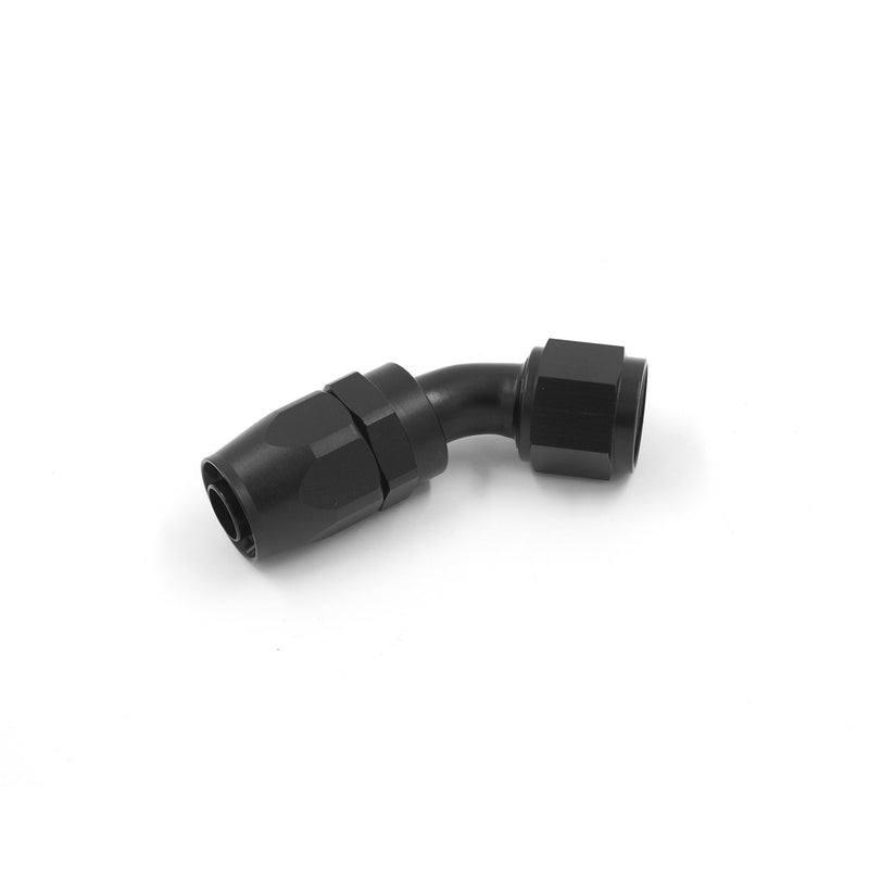 100 Series AN 45 Degree Hose End 102-08-BLACK