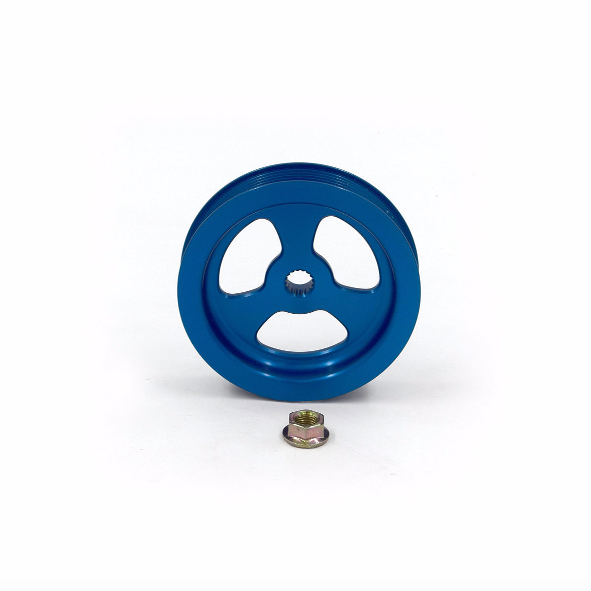Billet Replacement Power Steering Pulley for FD RX7 043-017-BLUE