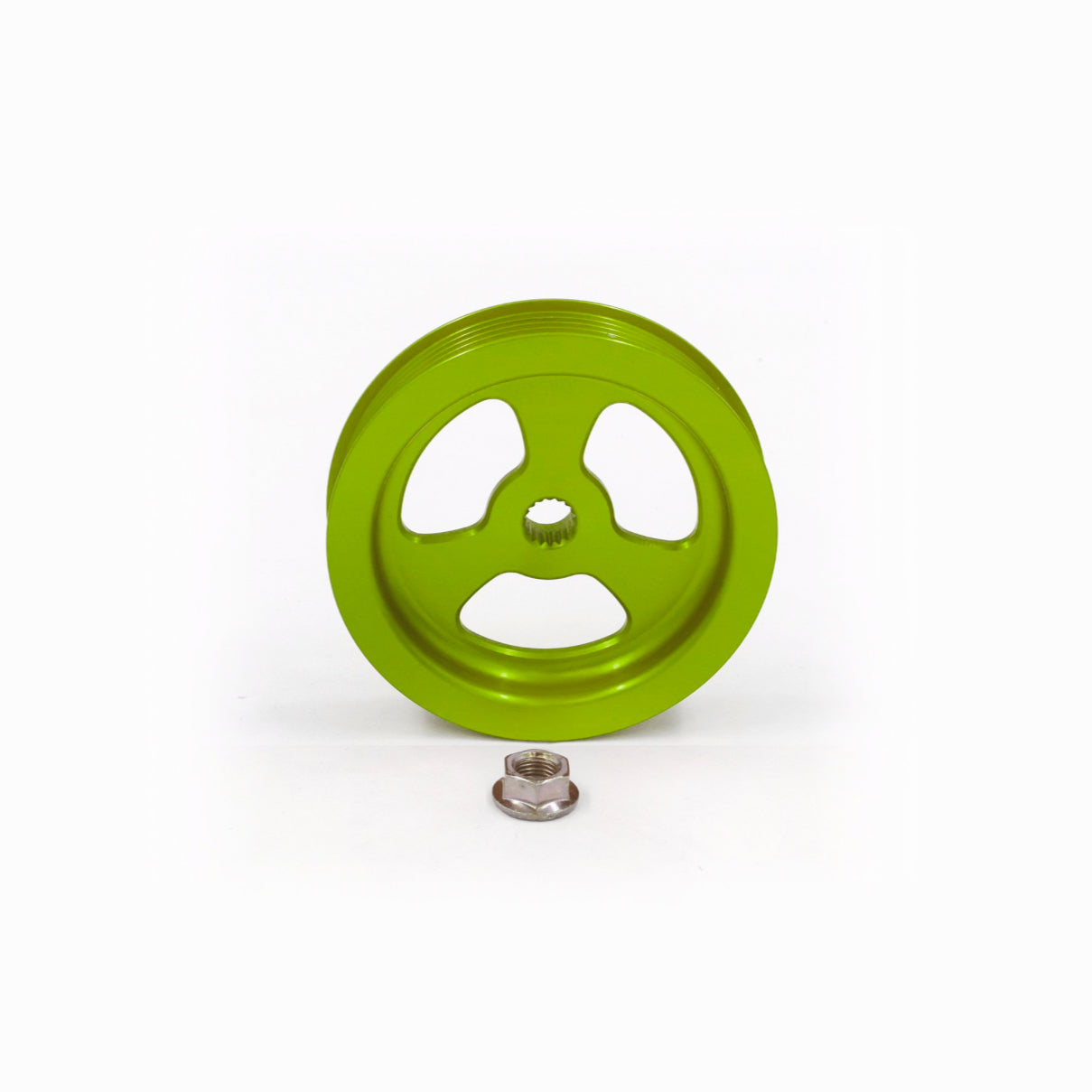 Billet Replacement Power Steering Pulley for FD RX7 043-017-GREEN