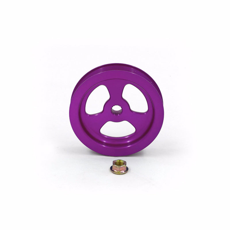Billet Replacement Power Steering Pulley for FD RX7 043-017-PURPLE