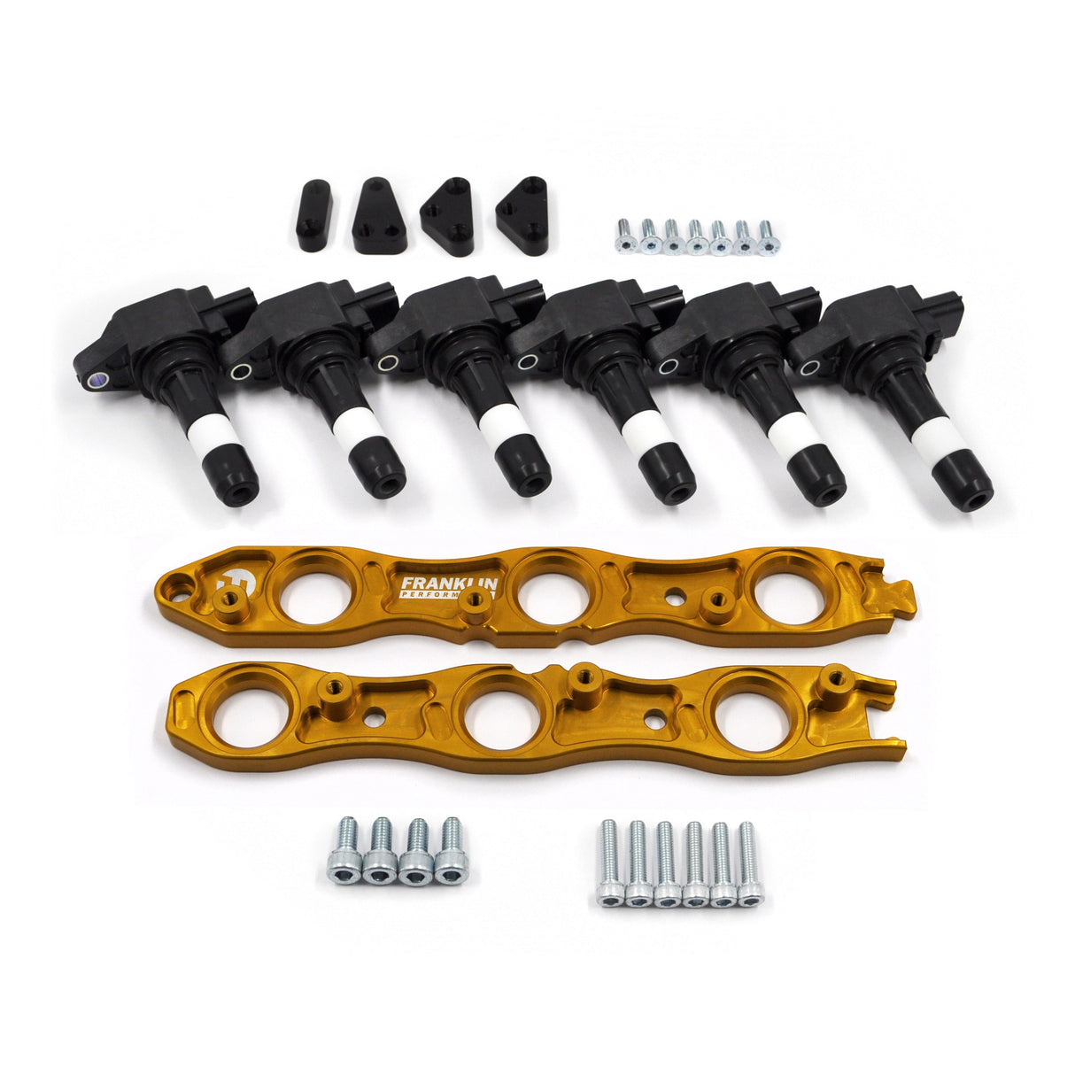 VR38 Coil Conversion Kit for Nissan RB Engines 069-005-GOLD, 069-021, 6 x 22448-JF00B