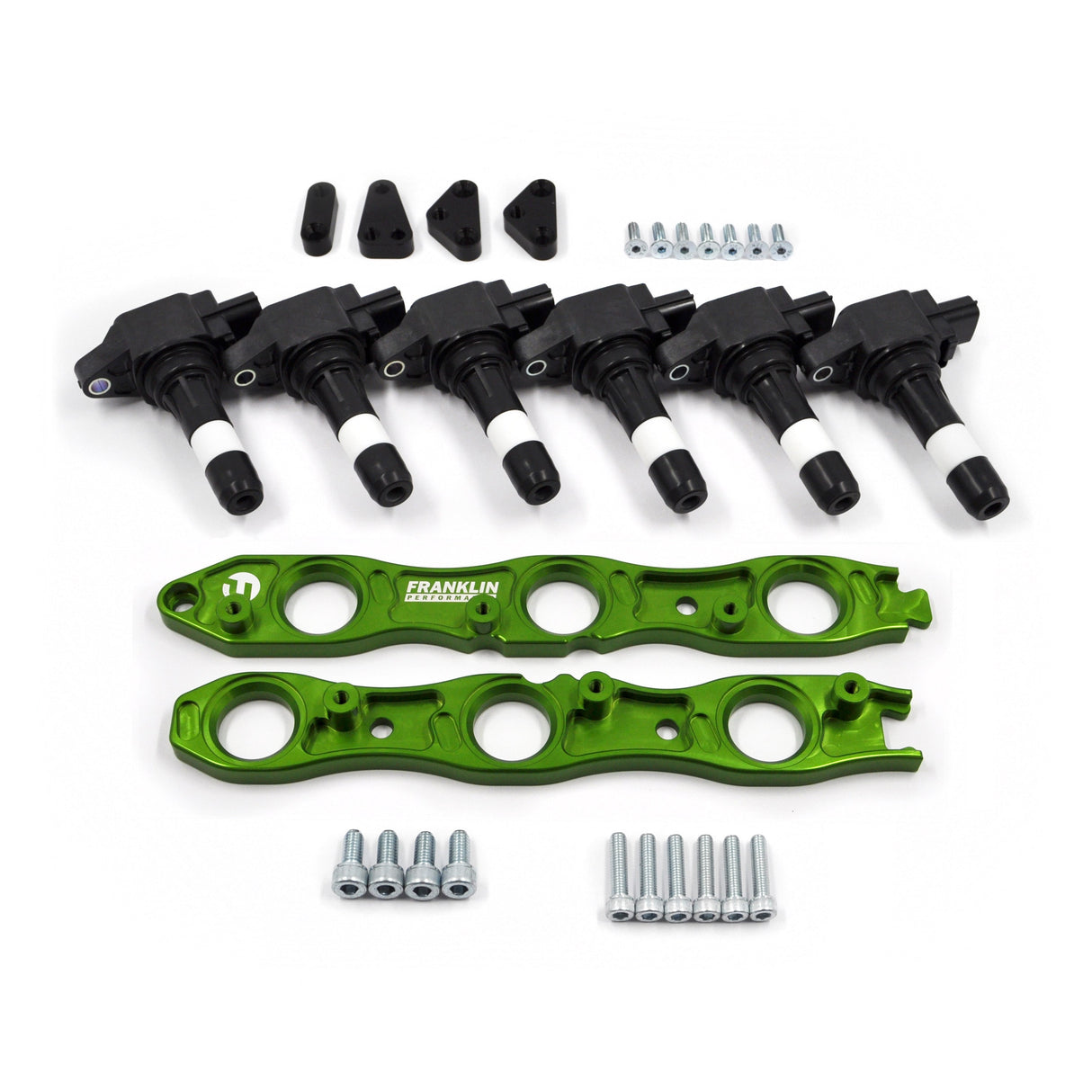 VR38 Coil Conversion Kit for Nissan RB Engines 069-005-GREEN, 069-021, 6 x 22448-JF00B