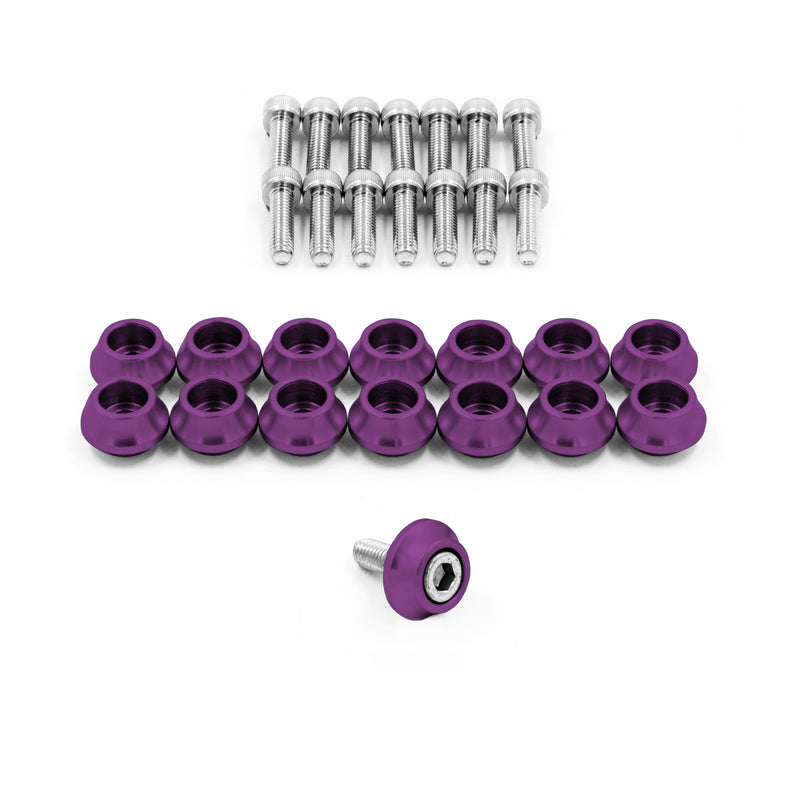 Rocker Cover Dress-Up Kit for Nissan SR20 072-002-PURPLE