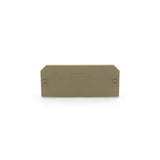 Conta-Clip AP SI-1 BG 2046.2 beige end plate for STK 1 and ST 2 series terminal blocks (Bag of 10)