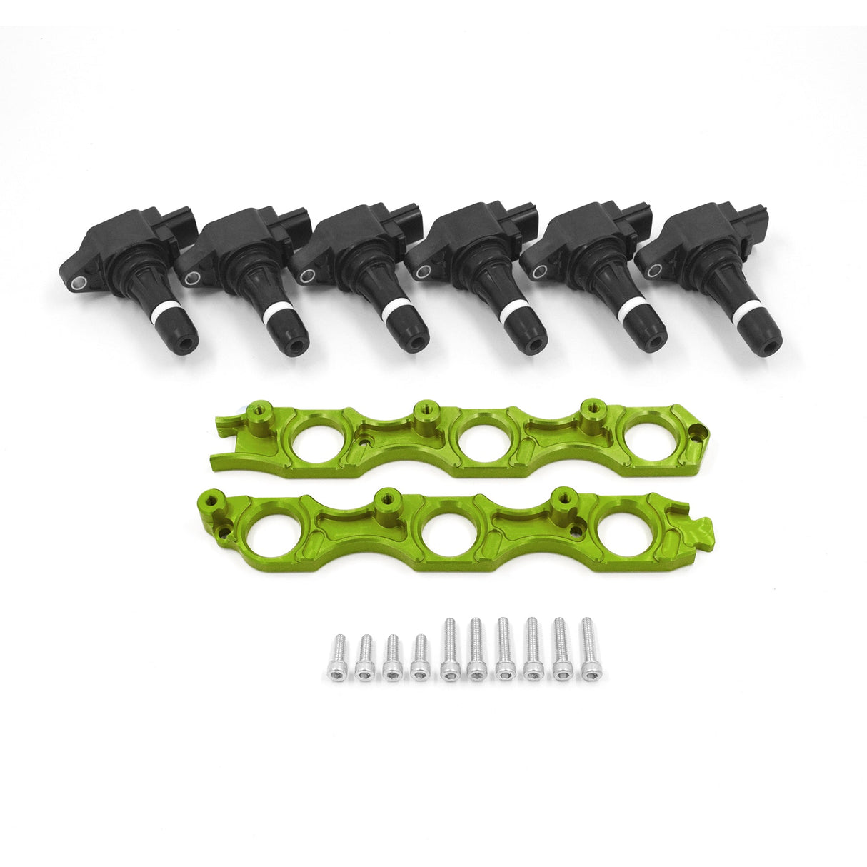 VR38 Coil Conversion Kit for Toyota JZ Engines 069-010 GREEN, 6x 048-001, 6x 22448-JF00B