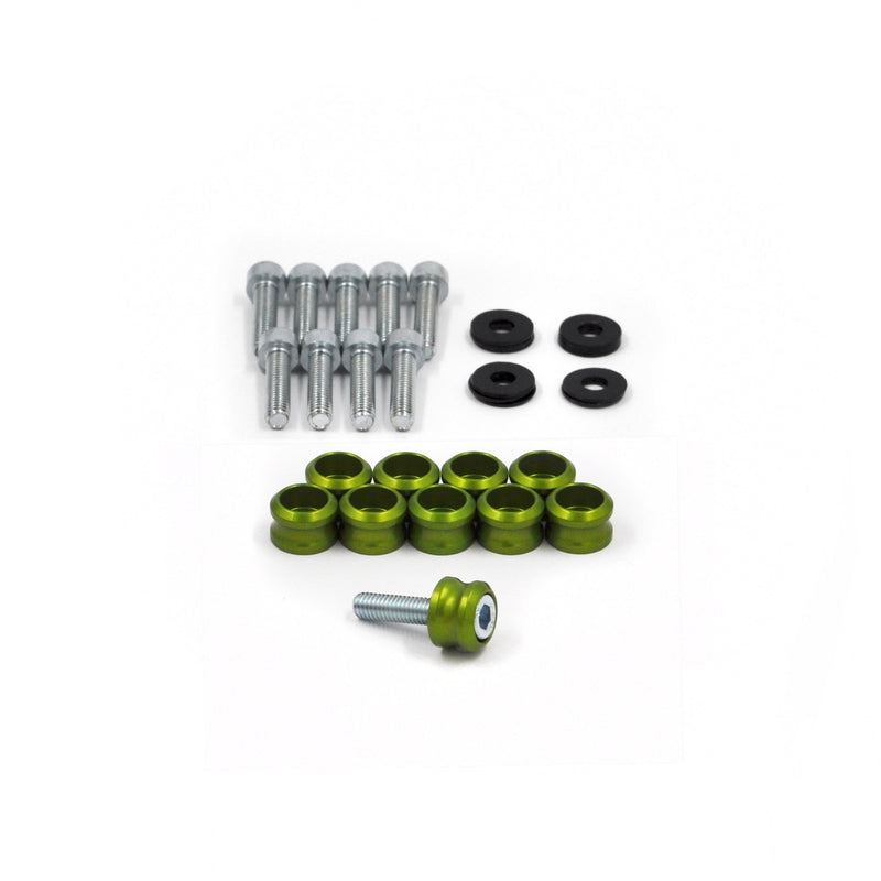 Rocker Cover Dress-Up Kit for Nissan RB20E, RB30E and RB30ET Engines 072-010 GREEN