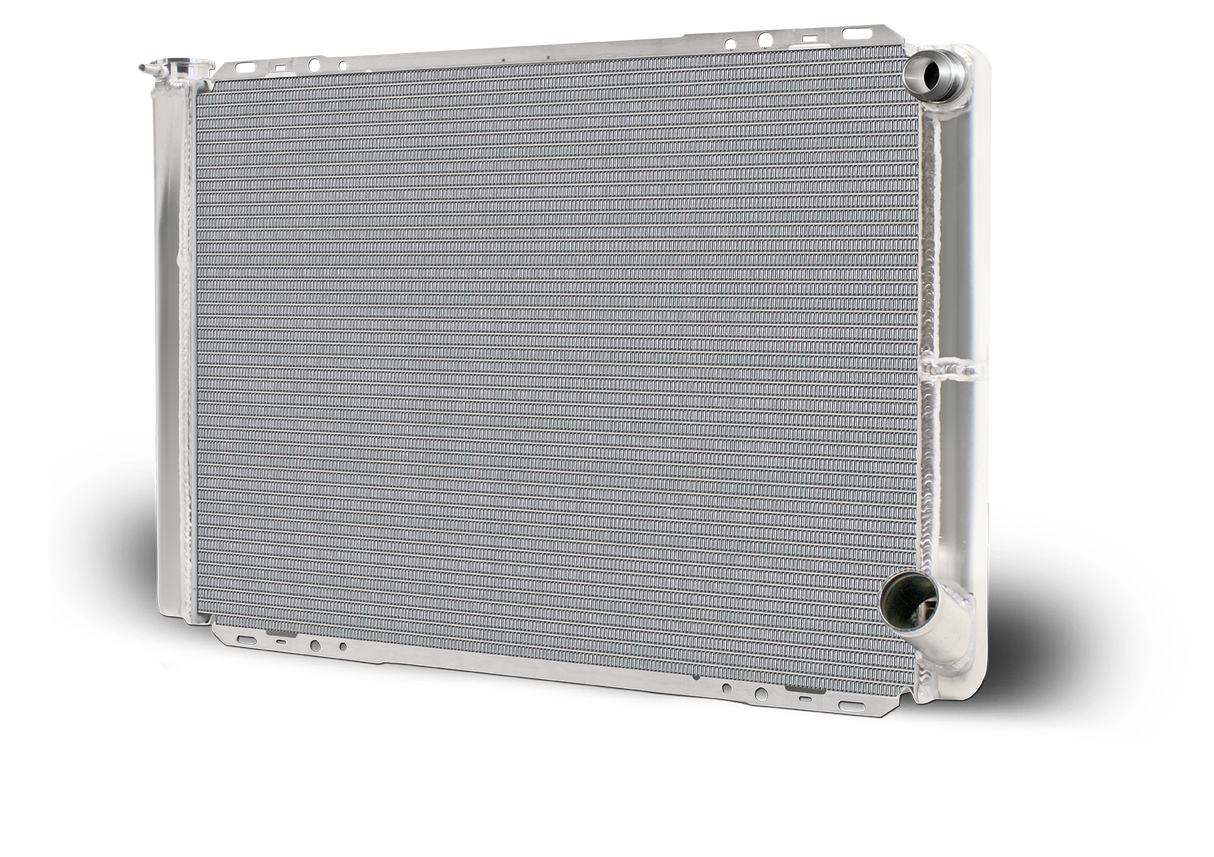 AFCO Aluminum Radiator Circle Track 28 Inch Double Pass Chevy 16AN Inlet - 80130NDP-16 80130NDP-16