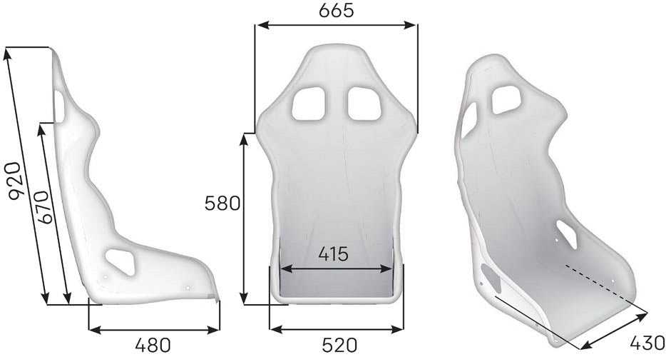 OMP Seat WRC XL Black