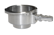 AFCO Billet Filler Neck With Overflow Barb - 80154BK 80154BK