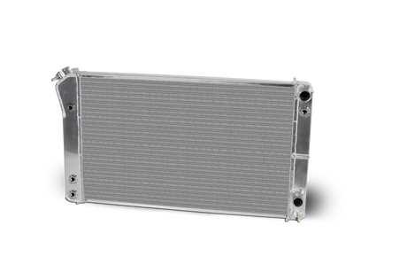 AFCO Chevelle Lsx Double Pass Crossflow Aluminum Radiator and Shroud - 84253-B-DB-N 84253-S-NA-N