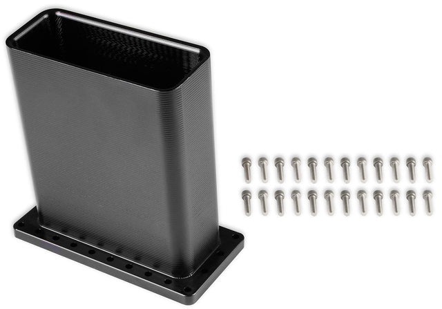 Holley LS Ultra Lo-Ram Billet Burst Panel Duct, Black (HO300-608BK)