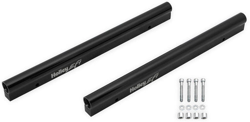 Holley EFI Fuel Rail Kit - Black (HO534-234) HO534-234